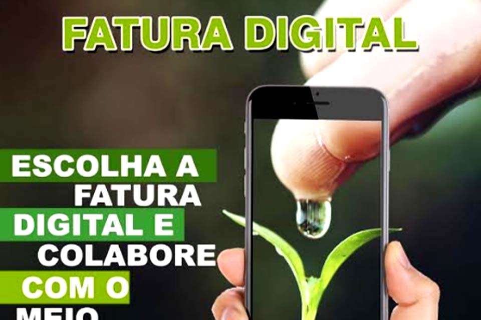 Fatura digital facilita pagamento de conta de água do Saae pela Internet