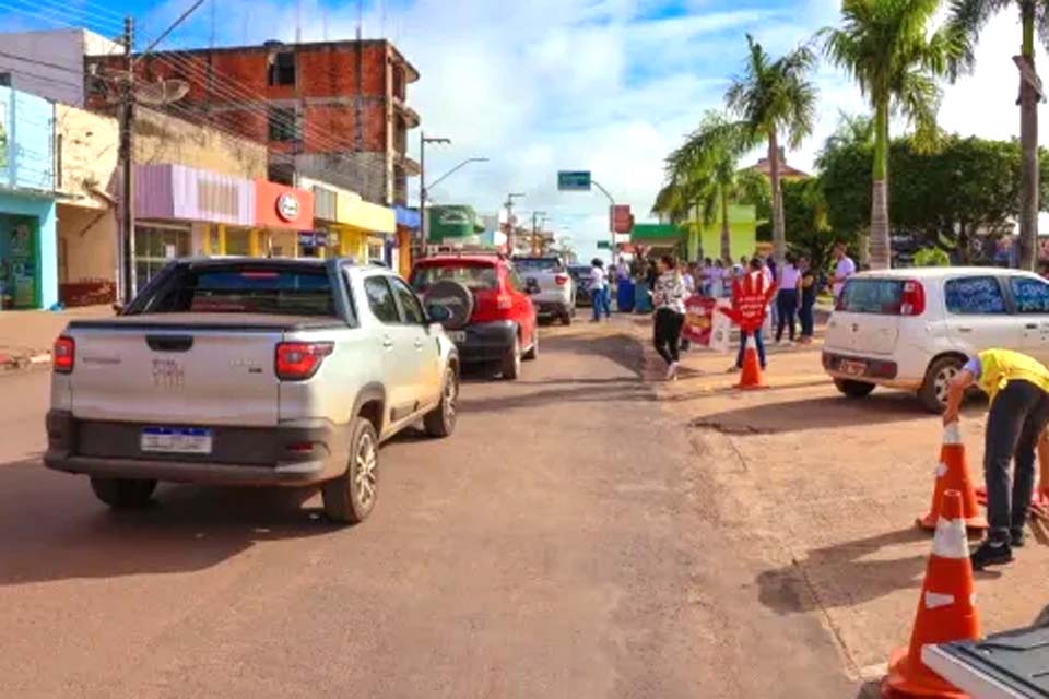 Prefeitura de Espigão do Oeste em parceria com Detran realiza Pit-Stop contra exploração e abuso infantil
