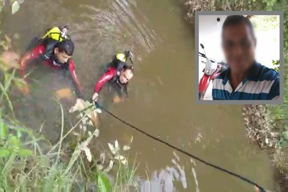  Homem morre após carro com três passageiros cair de ponte em riacho