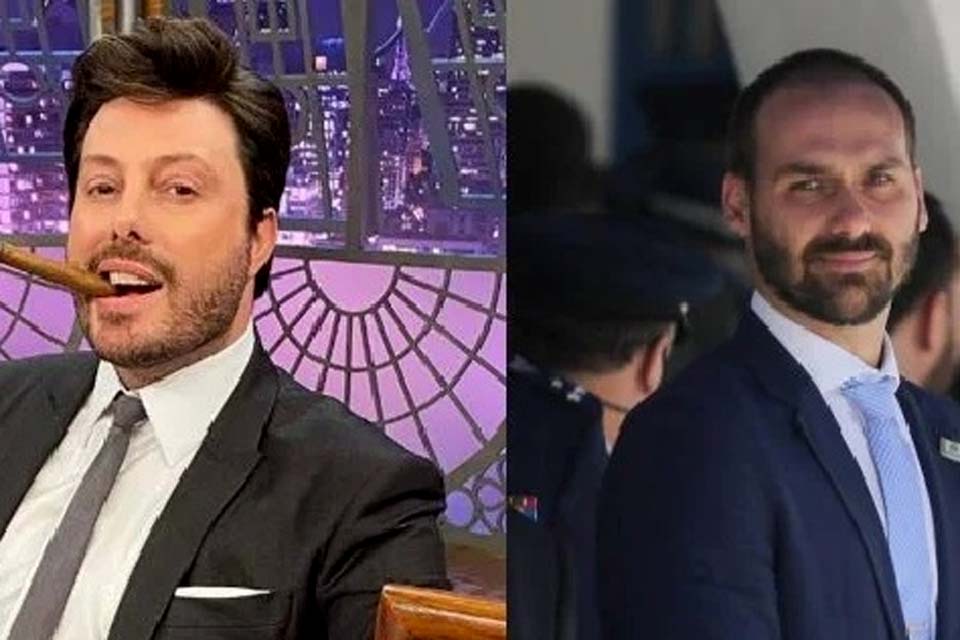 'Vagabundo', dispara Danilo Gentili após Eduardo Bolsonaro curtir Copa no Catar