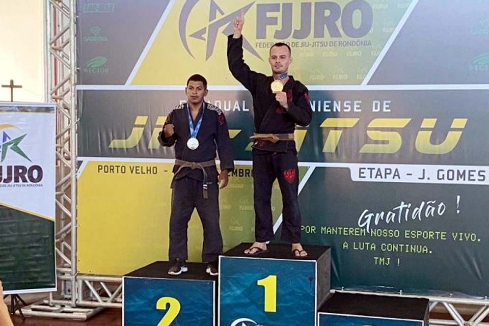 Cabo da Polícia Militar em Rolim de Moura sagra-se Bicampeão Estadual de Jiu-jitsu