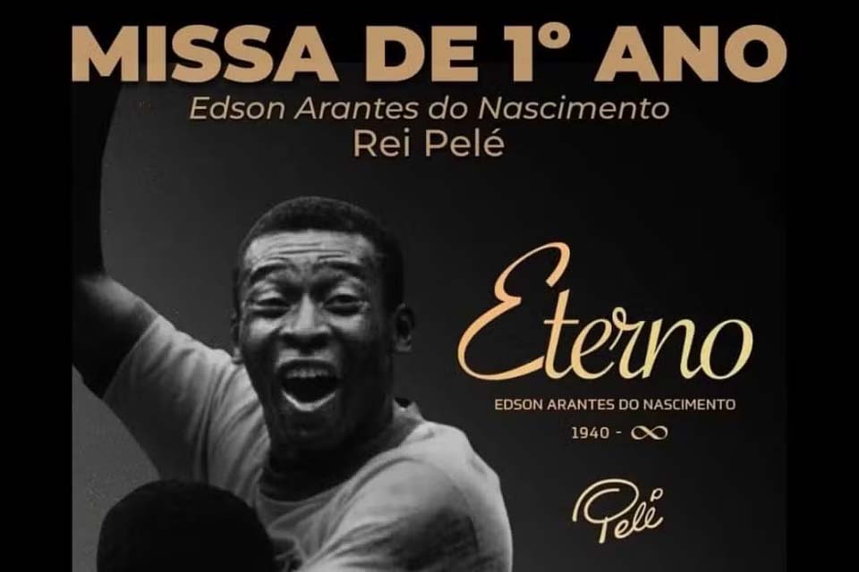 Cidade natal de Pelé celebra missa de um ano da morte do Rei do Futebol