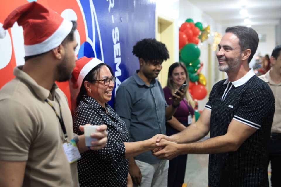 Servidores participam de concurso de ornamentação na Semad