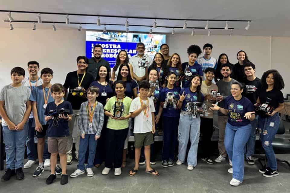 Clube de Robótica do IFRO participa da primeira Mostra Interescolar de Robótica 