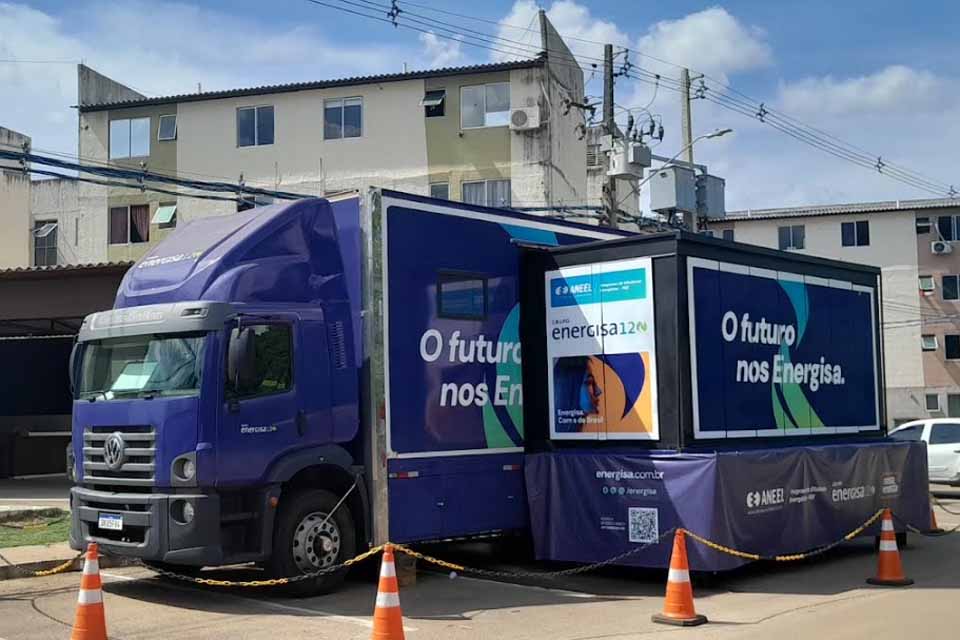 Caminhão itinerante da Energisa está no residencial Morar Melhor com ações voltadas à comunidade