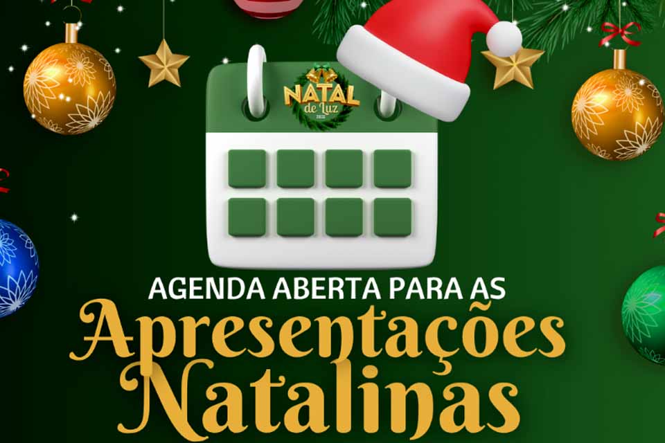 Fundação de Cultura em parceria com a Prefeitura de Rolim de Moura abre agenda para apresentações no Natal de Luz 2025