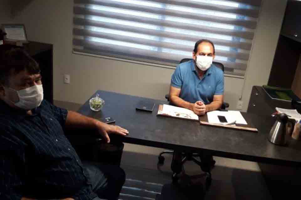 Vereador Eliomar Monteiro agradece o Deputado Laerte Gomes pelos recursos destinados 