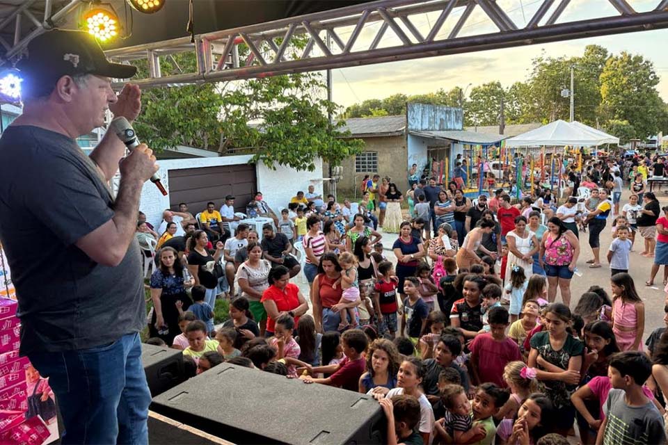 Deputado Pedro Fernandes comemora sucesso do Dia da Alegria em Campo Novo de Rondônia
