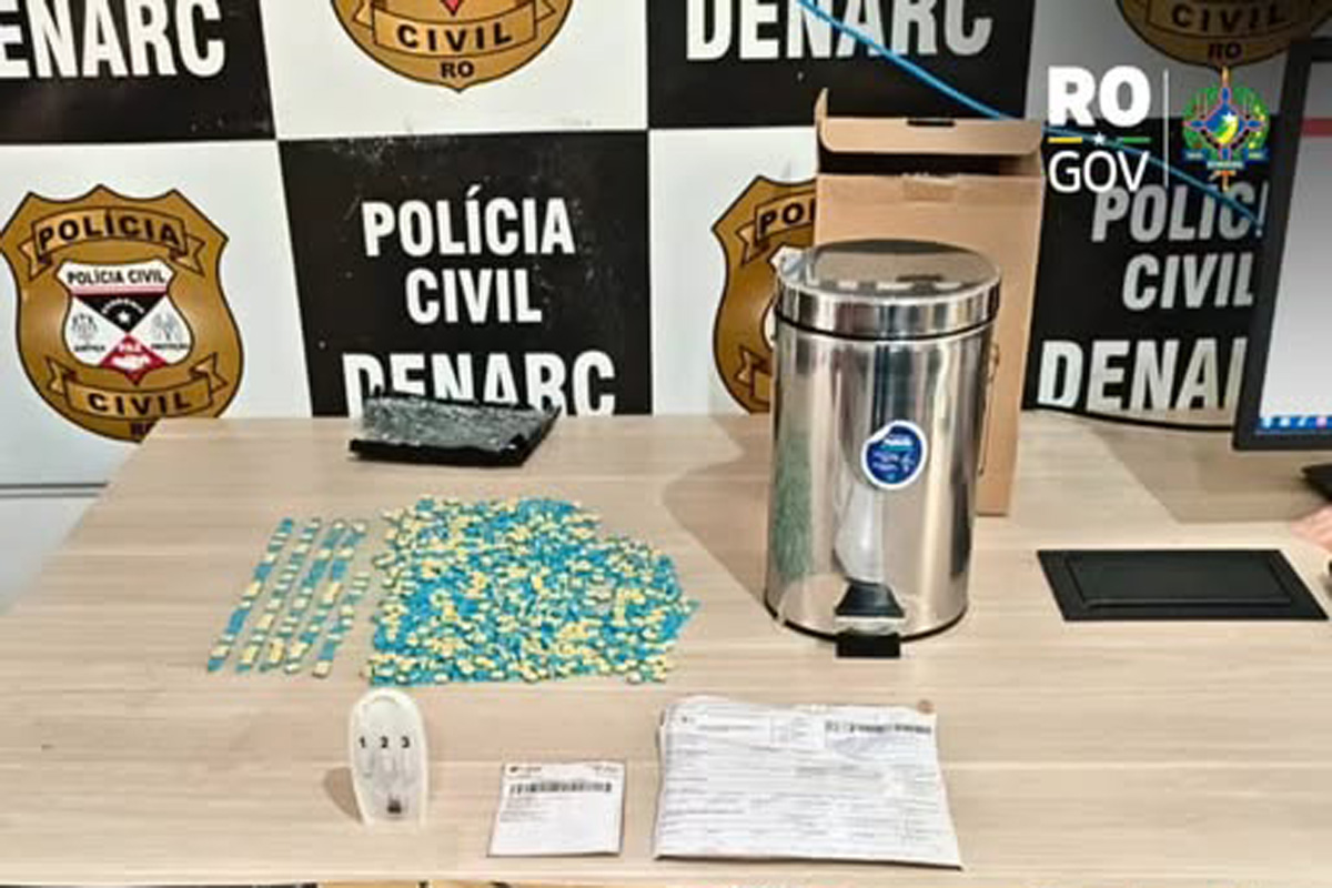 Polícia Civil apreende mais de mil comprimidos de ecstasy durante Operação