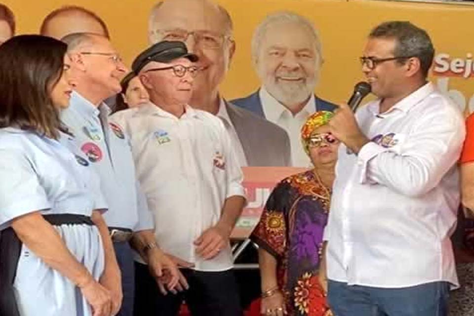 Pimenta de Rondônia recepciona Geraldo Alckmin, que cumpre agenda em Porto Velho