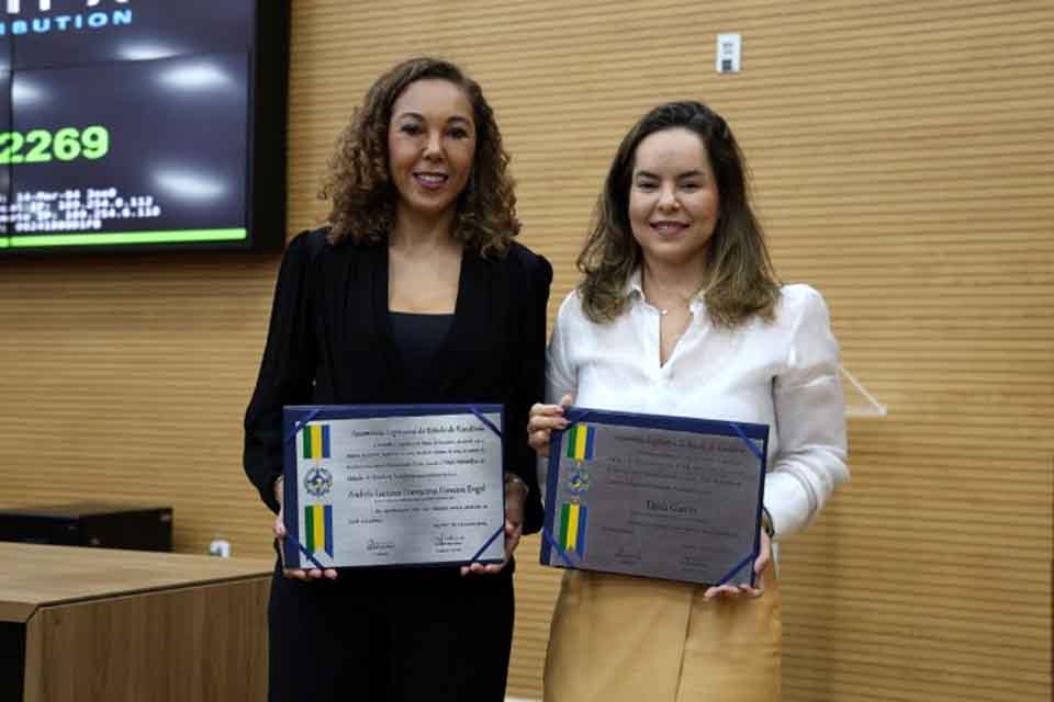 Procuradora e Promotora do MPRO são homenageadas em sessão solene da Alero