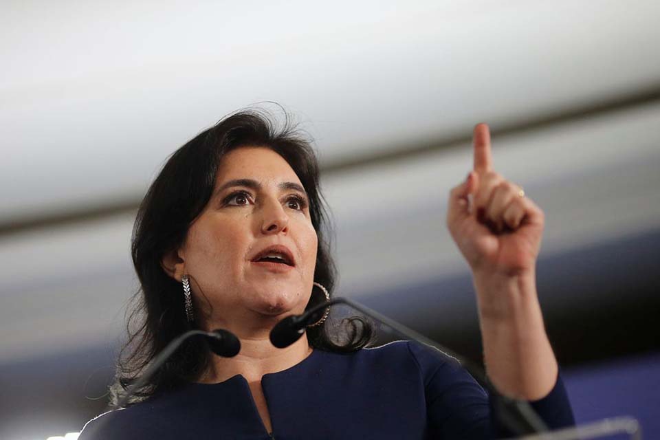 MDB e Cidadania lançam pré-candidatura de Simone Tebet à Presidência