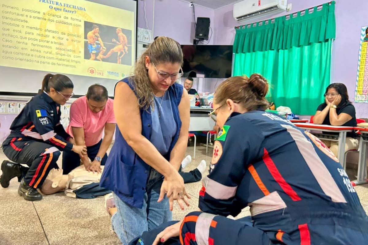 Projeto Samuzinho orienta profissionais sobre primeiros socorros nas escolas