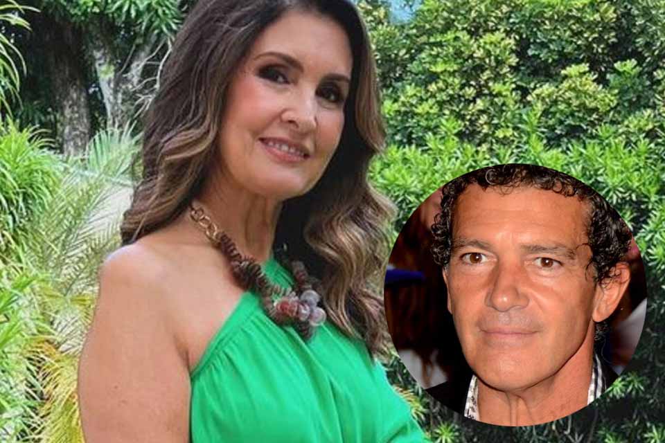 Fátima Bernardes aceita desafio de dançar com Antonio Banderas na Final do Dança dos Famosos