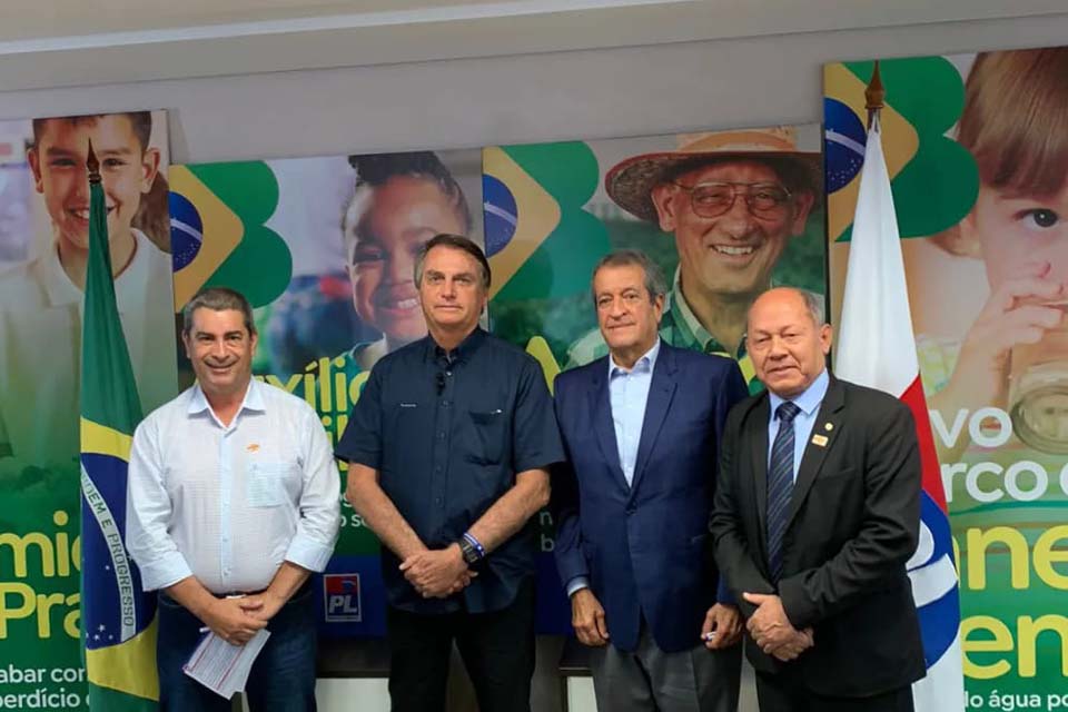 Deputado Coronel Chrisóstomo participa de Ato de Filiação do PL na Câmara Federal com a presença de Bolsonaro