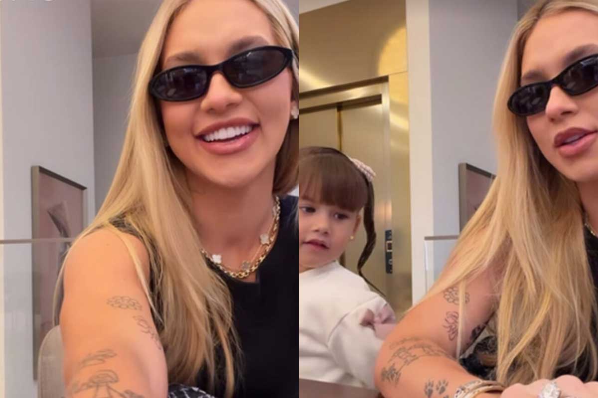 Virginia Fonseca faz tatuagens em homenagem às filhas: “foi ideia delas”