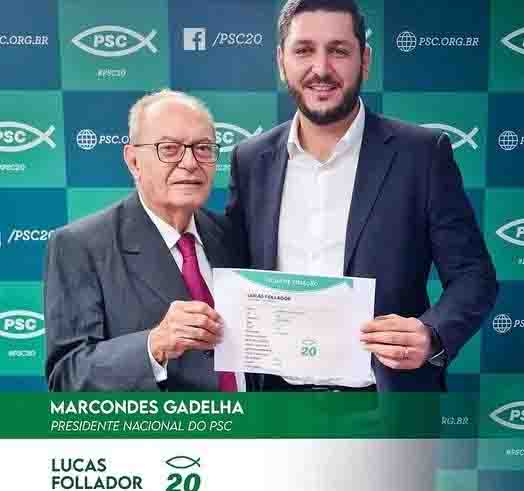 Lucas Follador lança pré-candidatura a Deputado Federal pelo PSC