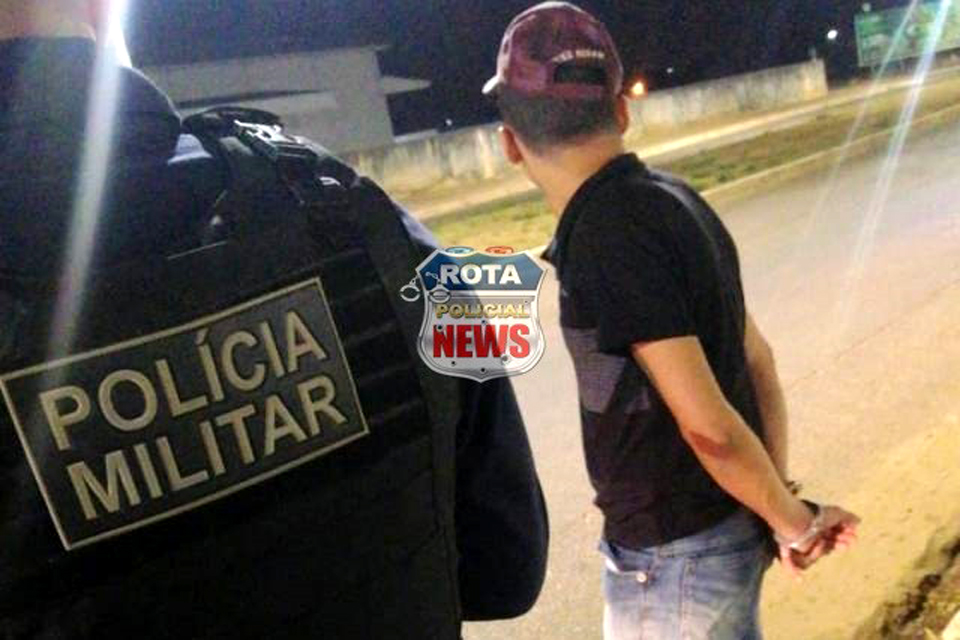 Infrator com 11 ocorrências é pego fora do horário e preso pela Força Tática