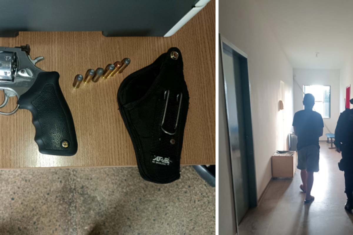 Homem é preso pela Polícia Militar com arma furtada durante Operação