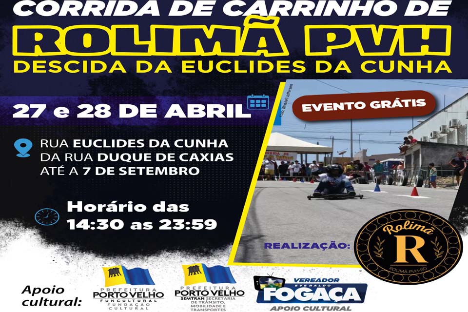 Corrida de Rolimã PVH: Relembre a infância e participe deste evento tradicional em Porto Velho