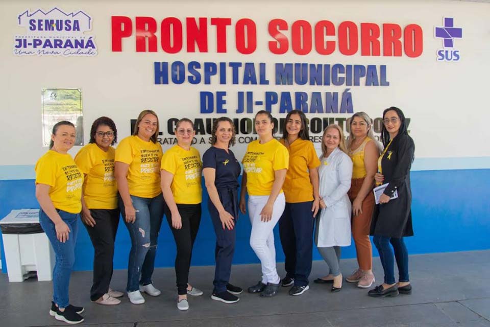 Semusa realiza Dia D da campanha Julho Amarelo