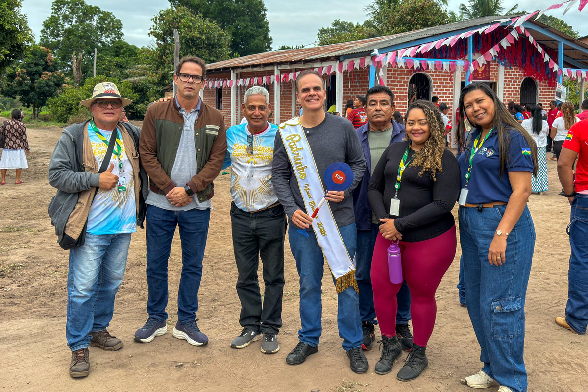 Alan Queiroz participa da Festa do Divino Espírito Santo em Costa Marques e destaca tradição no Vale do Guaporé