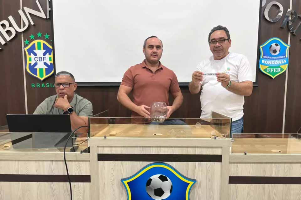 Definido por sorteio jogos do Rondoniense Juniores de Futebol de 2025