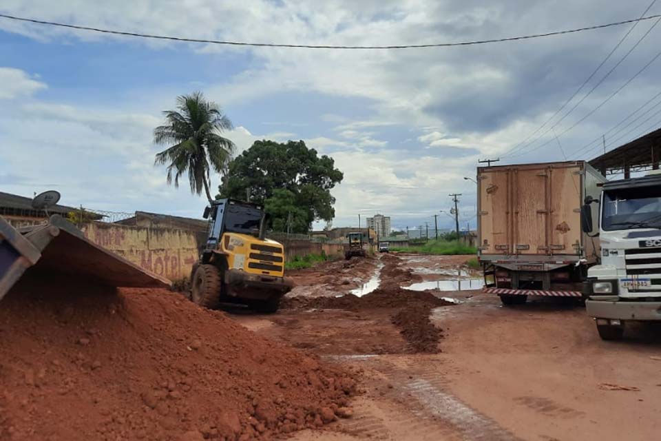 Bairros de Porto Velho recebem serviços de infraestrutura urbanística 