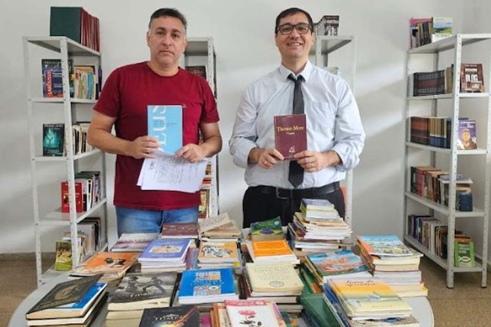 “Virando a página”: Mais de 850 de livros foram doados para bibliotecas nas unidades prisionais de Rondônia em campanha do TJRO