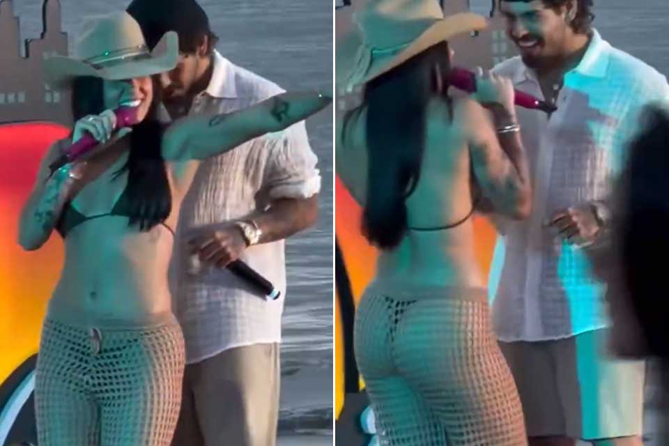 Ana Castela exibe biquíni, arranca suspiros e agita bastidores com Zé Felipe