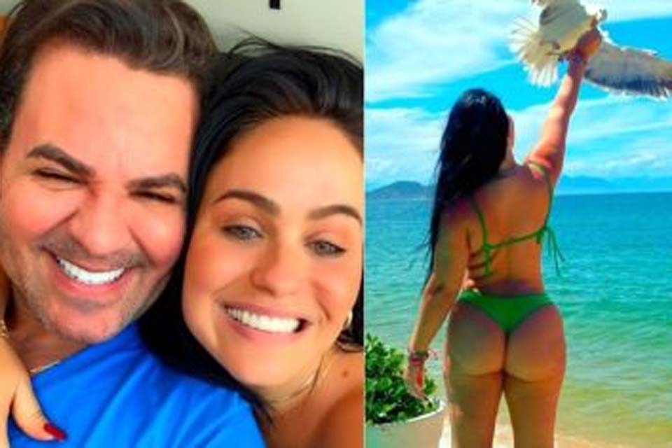 Irmã de Eduardo Costa exibe corpão ao postar foto de biquíni: 'Que potência'