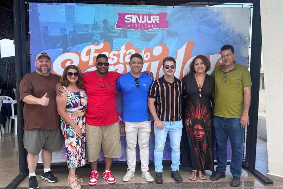 SINJUR agradece servidores pela arrecadação de mais de 250 kg de alimentos na Festa do Servidor 2025