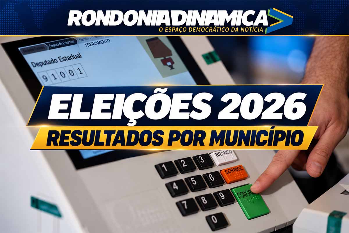 Rondônia Dinâmica apresenta resultados das Eleições 2026 por cargo e município
