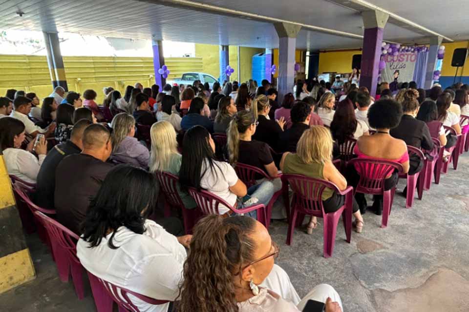 Semed realiza evento com foco no combate à violência contra a mulher