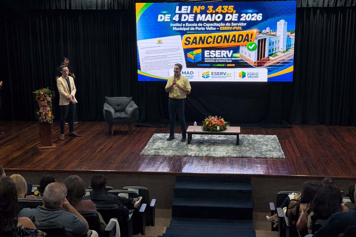  Prefeitura de Porto Velho lança escola permanente de capacitação para servidores municipais 