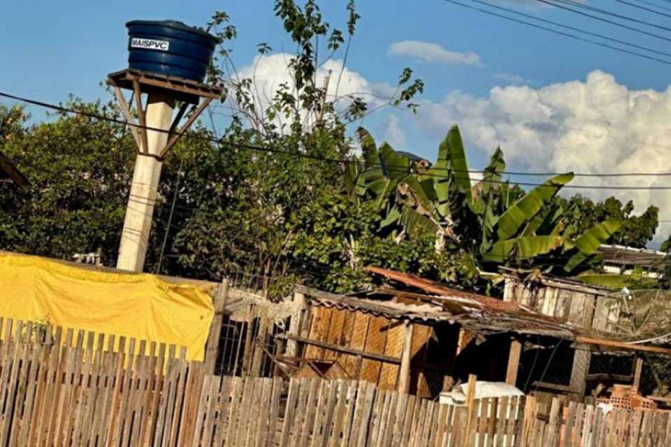 Famílias da Comunidade Rei Davi, em Espigão do Oeste, terão ligação de água gratuita por 30 dias