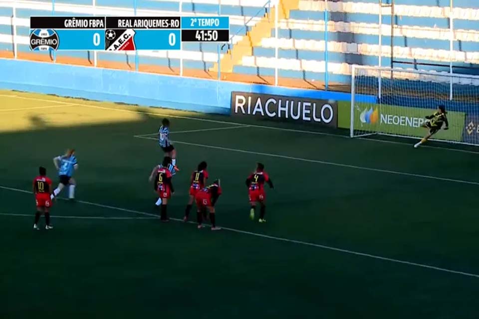 Real Ariquemes perde para o Grêmio no Campeonato Brasileiro Feminino 2023