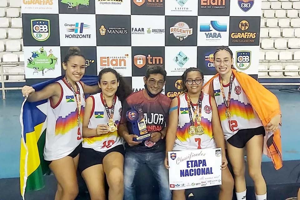 Representante de RO fatura etapa norte de basquete 3 x 3 no Amazonas