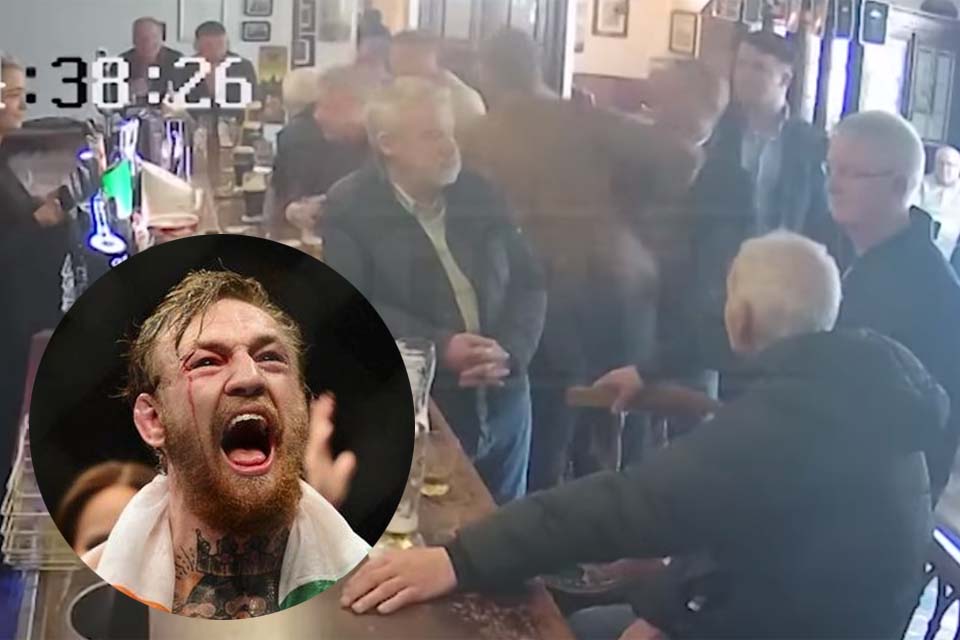 VÍDEO - Conor McGregor agride idoso em bar na Irlanda
