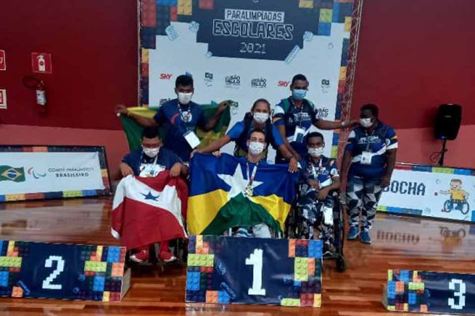 Rondônia é 2º lugar do Norte nas Paralimpíadas Escolares 2021; Estado ficou em 15º na classificação geral