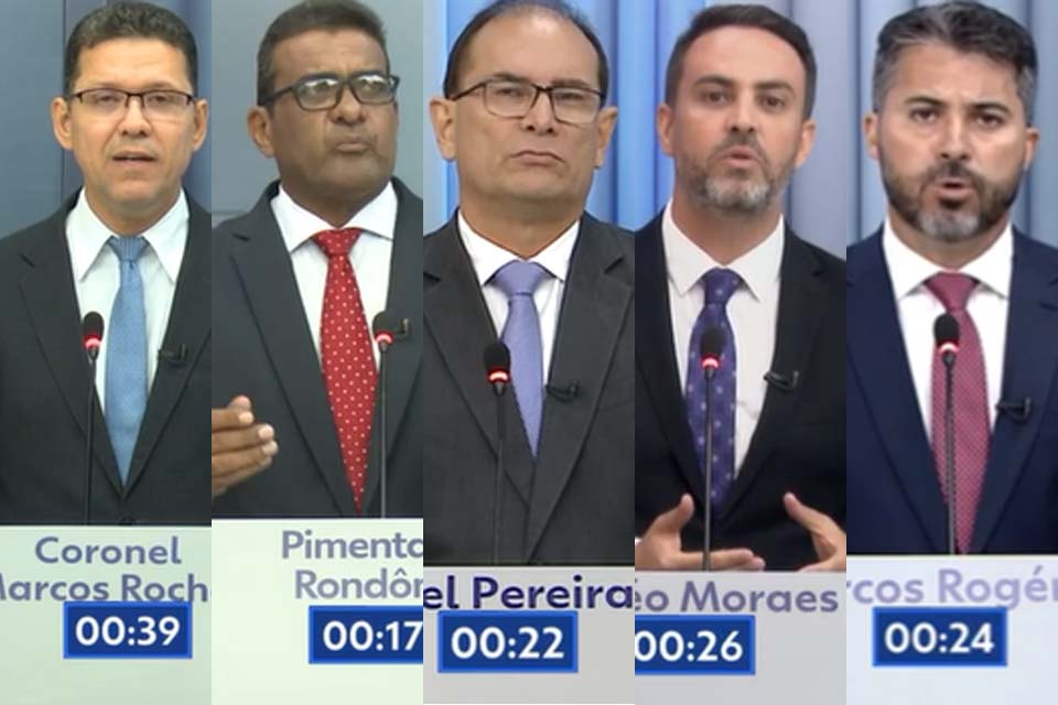 Conversa de comadres entre Rocha e Pimenta ‘‘esfriou’’ debate da TV Rondônia; Léo lembra passado de Rogério na esquerda; e Daniel manteve a postura crítica