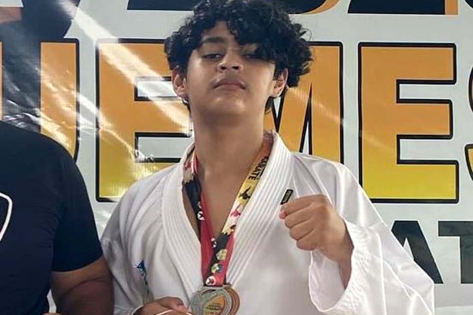 Estudante de Colorado competirá em torneio nacional de Karatê em Sergipe