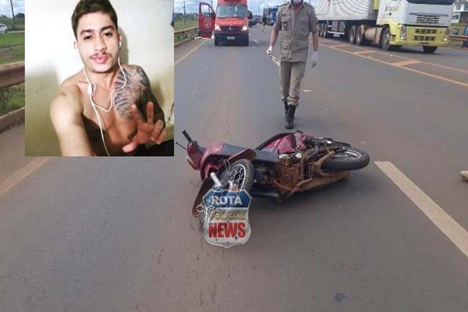 Motociclista de 21 anos morre em acidente na BR-364 
