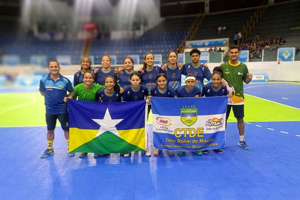 Equipe de Rondônia é campeã do Brasileiro Escolar Feminino de Futsal Sub-18