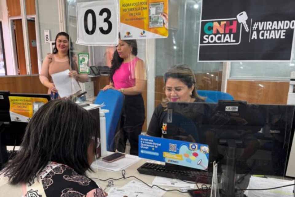 Governo divulga segunda chamada do programa CNH Social; Convocados têm do dia 8 ao dia 17 de outubro para procurarem o Detran-RO