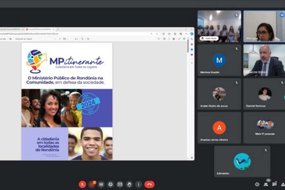 Ministério Público do Estado de Rondônia articula ações do MP Itinerante com comunidade escolar