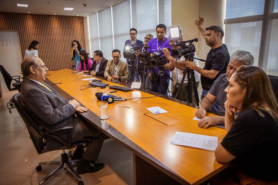 Presidente do TJRO recebe jornalistas para apresentar ações prioritárias