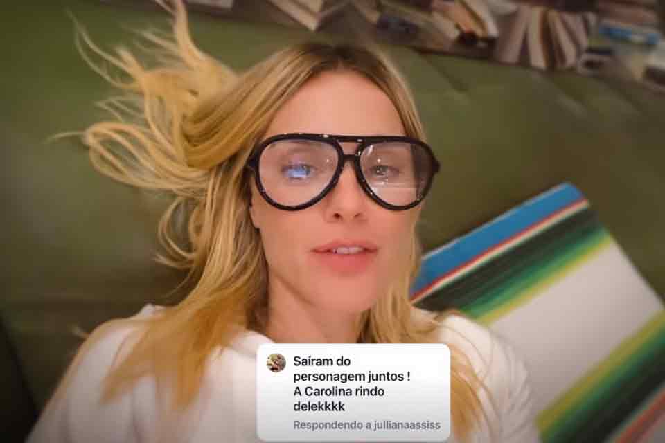 Carolina Dieckmann explica risada em cena com Alexandre Nero: “Estava no combinado”