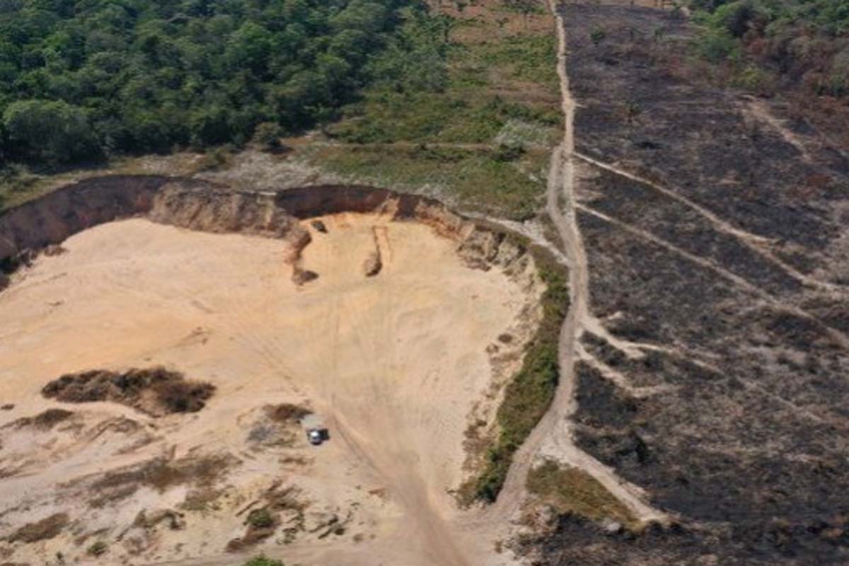 MPF processa empresa e gestores por garimpo ilegal e desmatamento de grande magnitude em Vilhena 