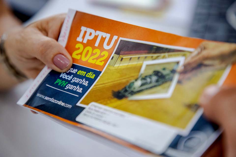 Prazo para pagamento do IPTU com desconto de 20% encerra na segunda-feira (31) em Porto Velho